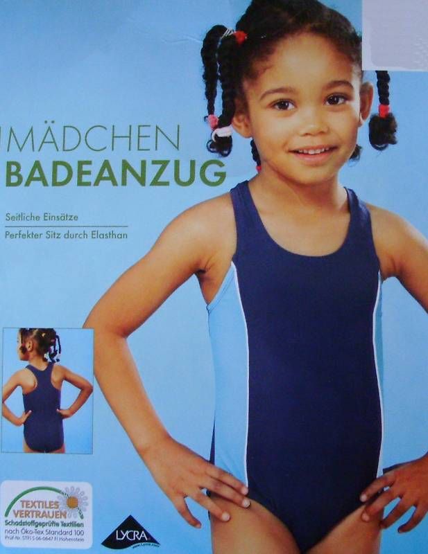 Badeanzug Mädchen Gr.98/104 110/116 122 Lycra