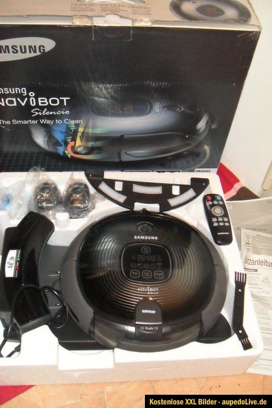 Samsung NaviBot SR8895 Silencio Staubsauger Roboter Virtual Guard