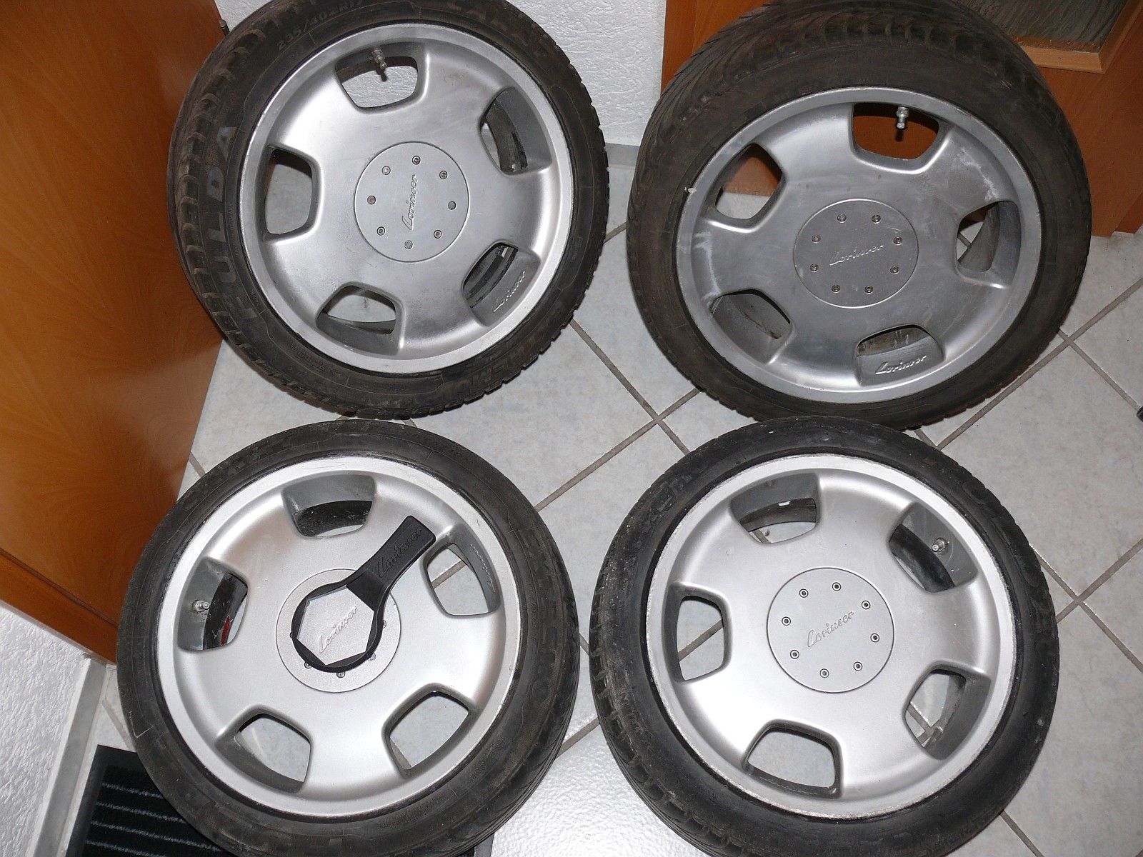 LORINSER ALUFELGEN D93 8x 17 ET32 oder ET44 Mercedes W124 R129 Audi VW