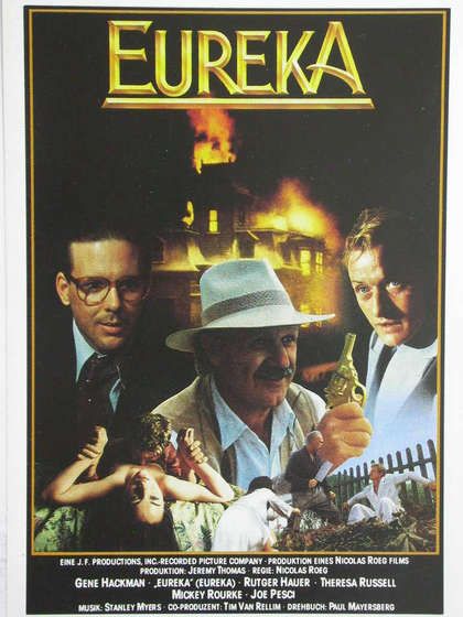 Kino 870= Filmkarte, Eureka mit Gene Hackman + Theresa Russel