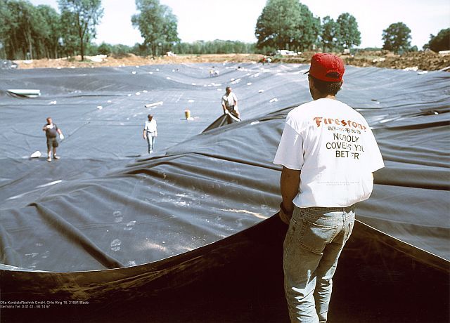 Der Hersteller Firestone ist weltweit führend bei EPDM Geomembrane