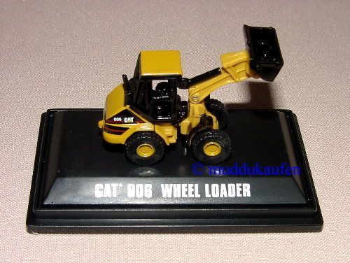 CAT 906 Radlader Minimodell + Vitrine 003 Neu