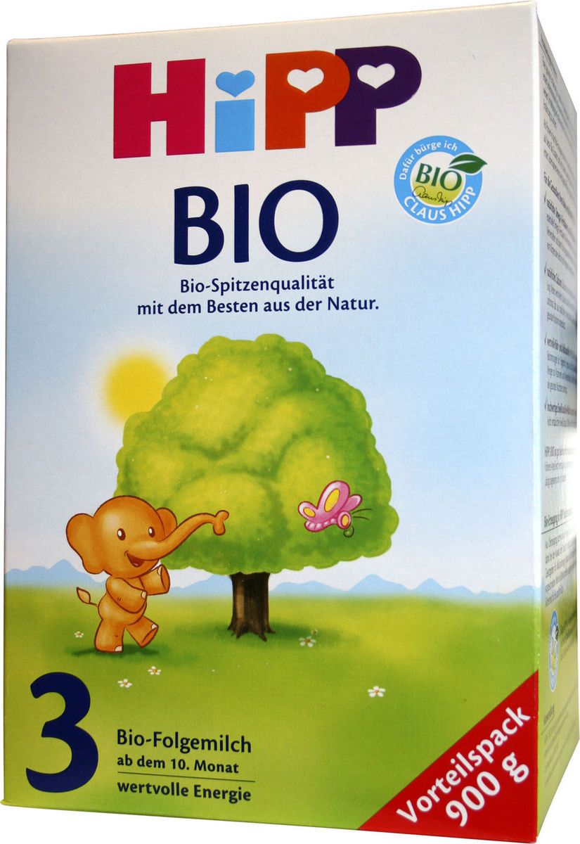 HiPP 3 Bio, Bio Folgemilch, Pulver, 900 g, 2073