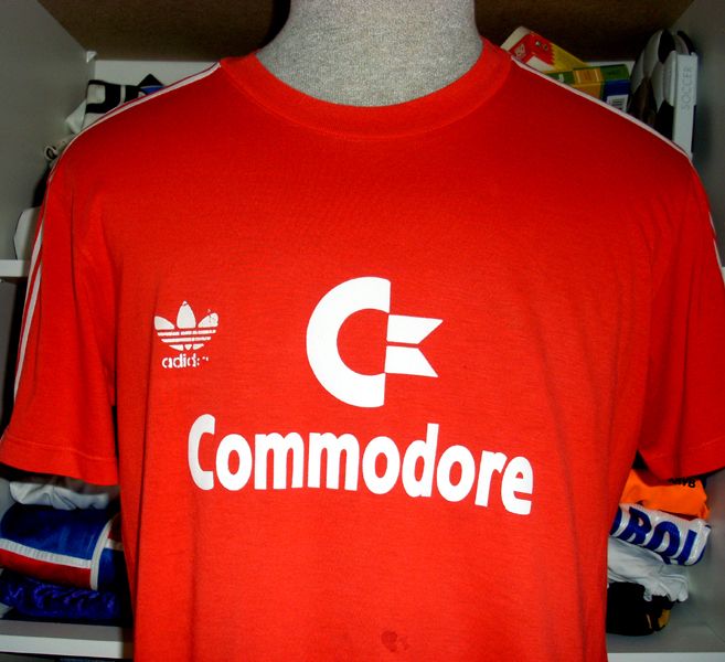 VTG ADIDAS BAYERN MUNICH MUNCHEN TRIKOT COMMODORE SHIRT JERSEY 1986