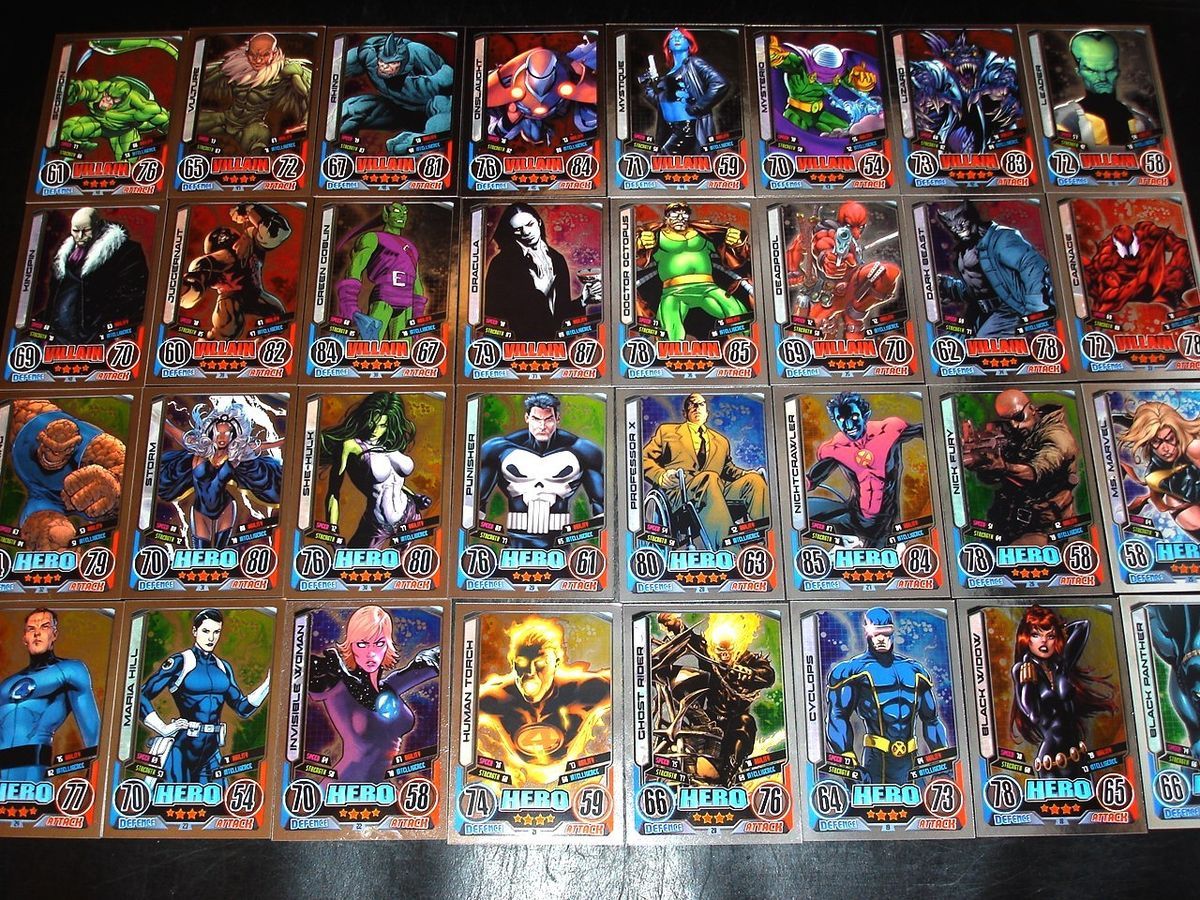 2011 Topps Marvel Universe Hero Attax Collectors Card Mirror Foil #40 Venom 