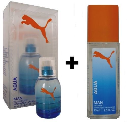 PUMA AQUA Duftset EDT 50ml + Deodorant Spray 75ml