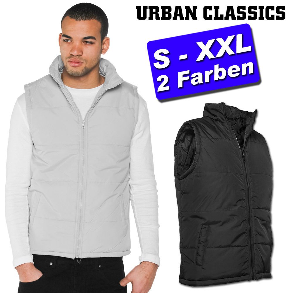 URBAN CLASSICS BASIC LIGHT VEST BUBBLE STEPP WESTE JACKE SONDERPREIS