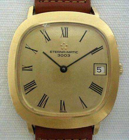 Eterna Matic 3003 Herrenarmbanduhr 70er Jahre