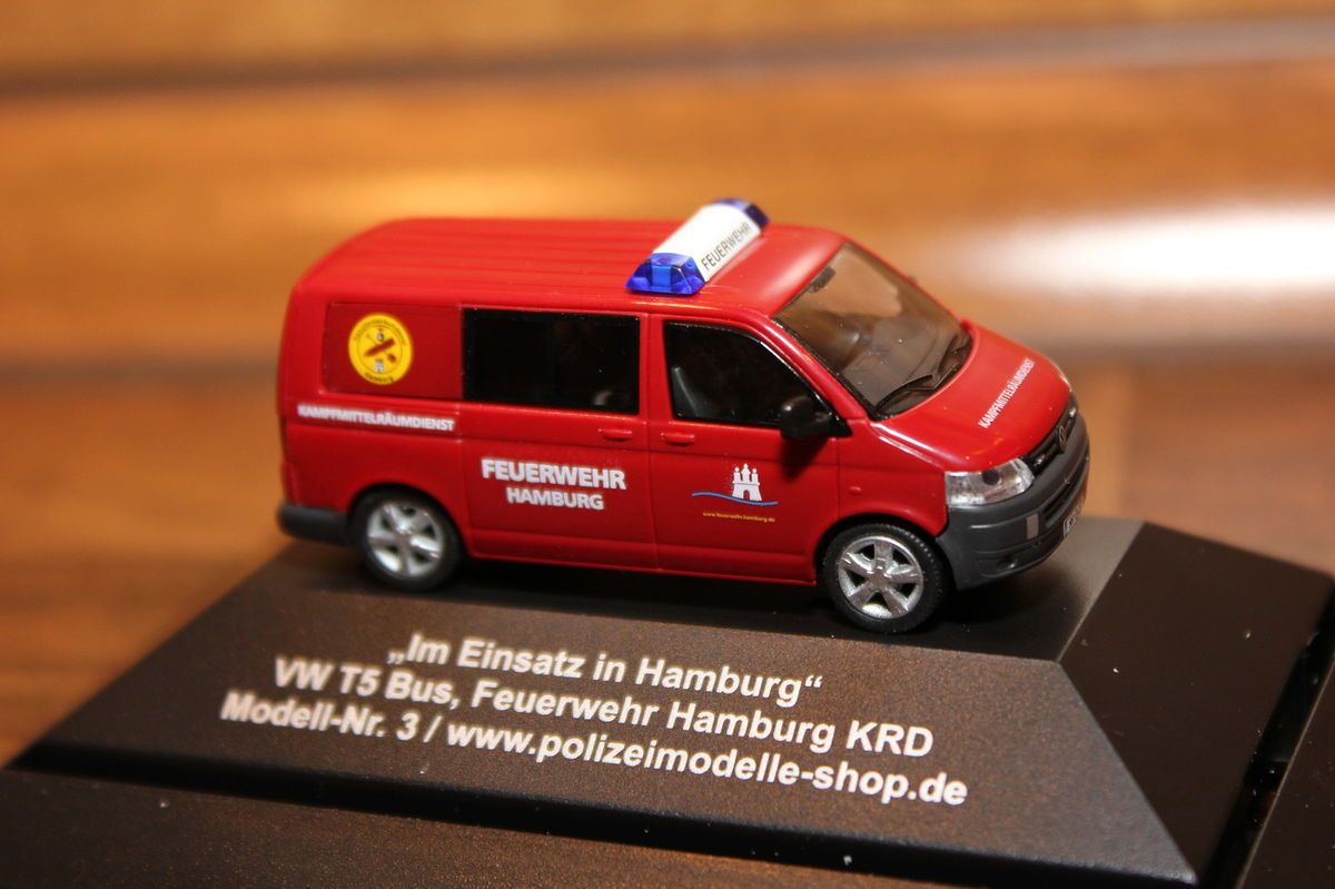 Rietze Sondermodell 1 87 VW T5 Kampfmittelraeumdienst Feuerwehr