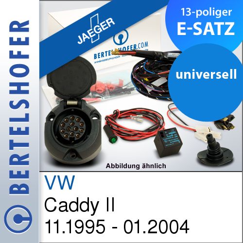 Elektrosatz 13 pol. universell VW Caddy II Typ 9KV 11.1995 01.2004