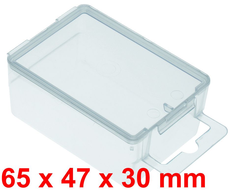 10x TRANSPARENT BOX AUFBEWAHRUNGSBOX KUNSTSTOFFBOX NEU