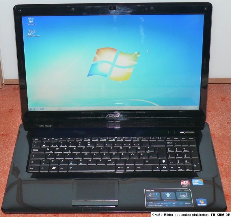 Asus A72JR TY073V i3 HD+ 500 GB 4 GB Win 7 HP 1A