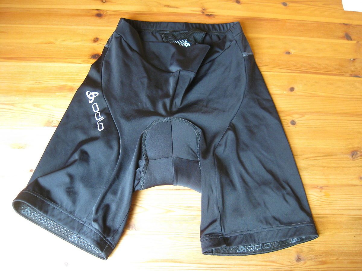 Odlo Bike Short Cushion Damen Radhose kurz Fahrradhose schwarz Gr. L