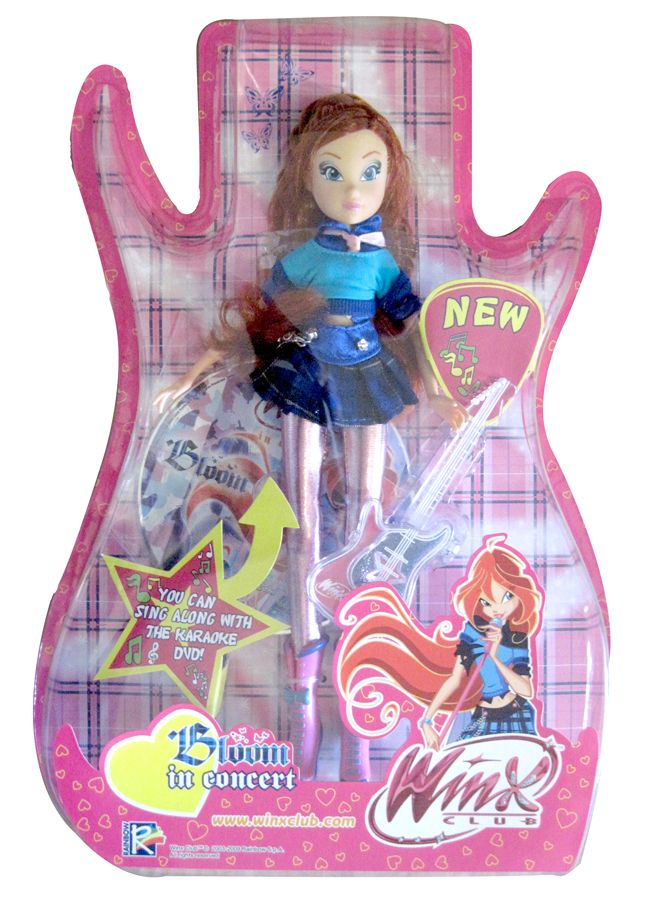 Winx Club Bloom in concert inkl. E Gitarre, 2x Lip Gloss, Karaoke