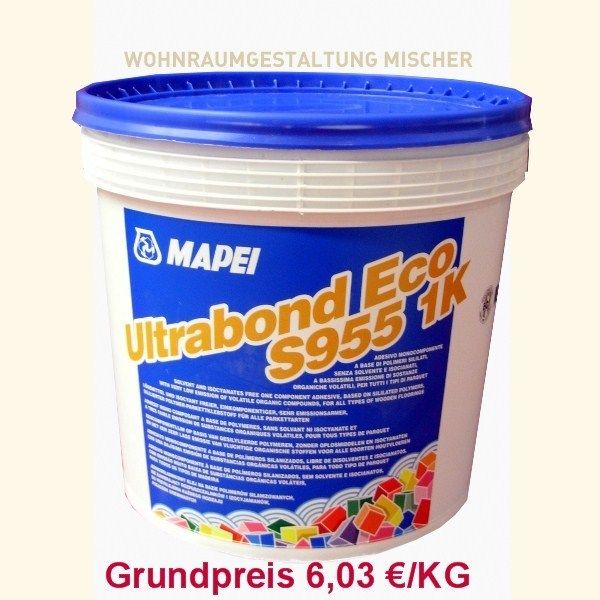 MAPEI ULTRABOND Eco S955 1K, 15 KG., elastischer Parkettkleber