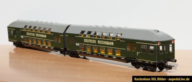 Schicht Prefo Piko DDR Doppelstockzug 4 teilig DR Epoche III mit OVP