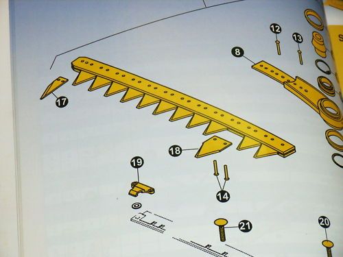 Schumacher Mähmesser 5,10m, f. New Holland, 18422105510