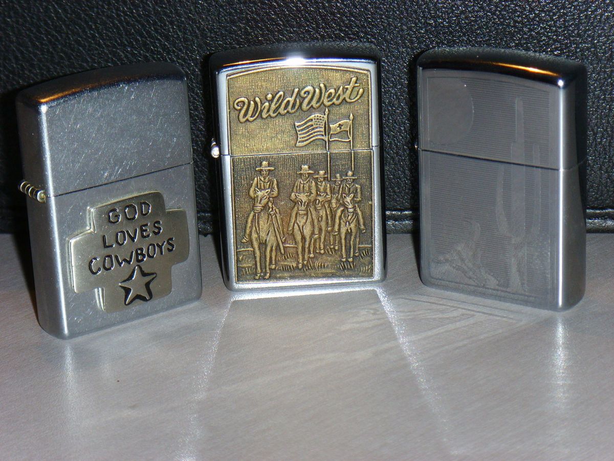 Original Zippo Motiv Wild West / Cowboys