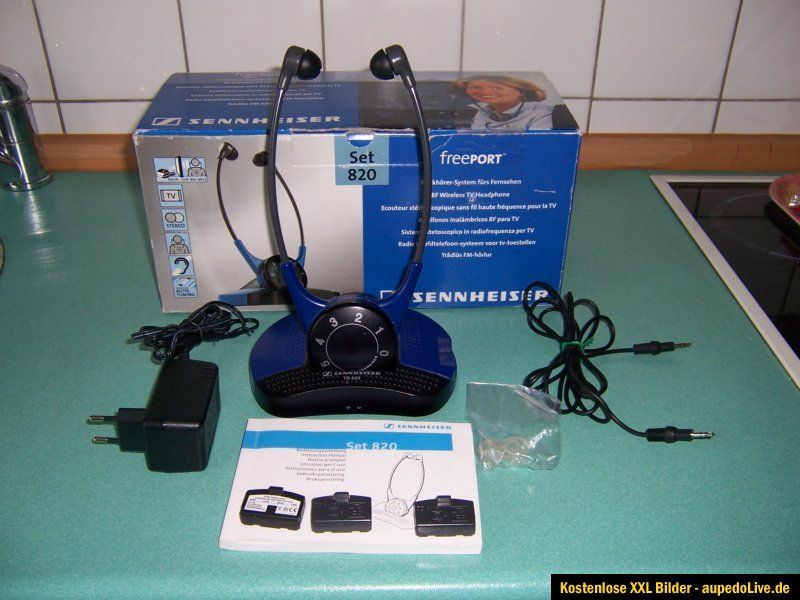 Sennheiser Set 820   TV Drahtloses Funkkopfhörer Stereo Hörsystem