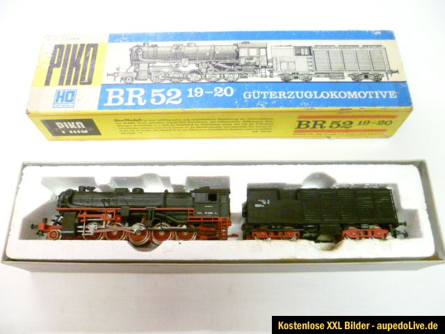 PIKO DAMPFLOK BR 52 2006 Deutsche Reichsbahn DR mit Funktion im Karton